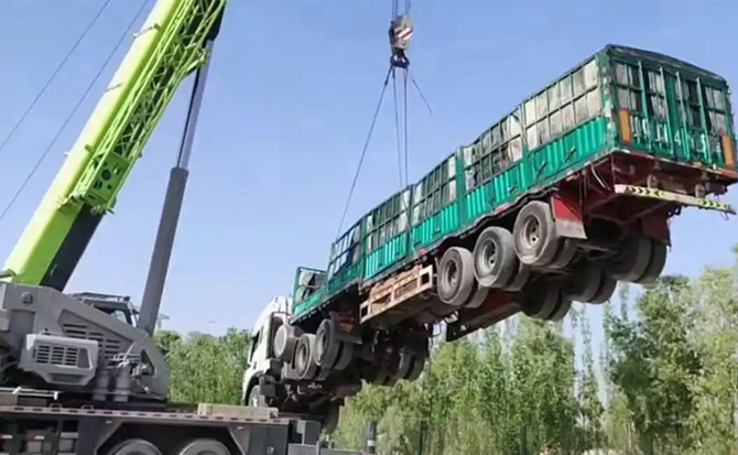 未央区道路脱困救援案例